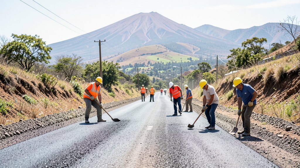 Prefectura de Tungurahua ejecuta 9,5 km de mantenimiento vial con iniciativa De Domingo a Domingo