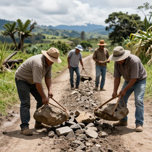 Prefectura de Cañar ejecuta mingas viales para mejorar conectividad rural
