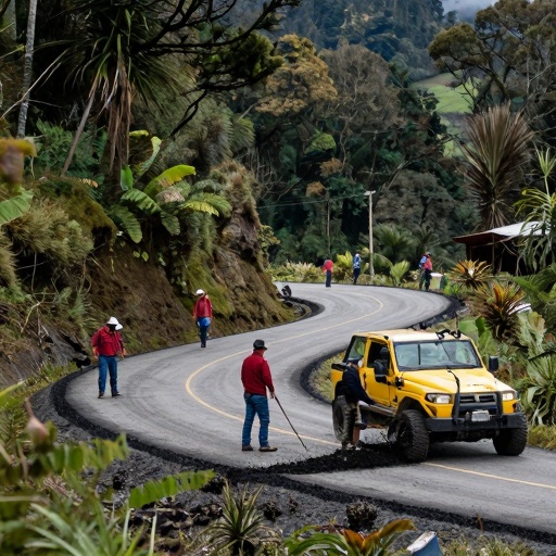 Prefectura de Morona Santiago avanza en mejoramiento vial para conectar comunidades