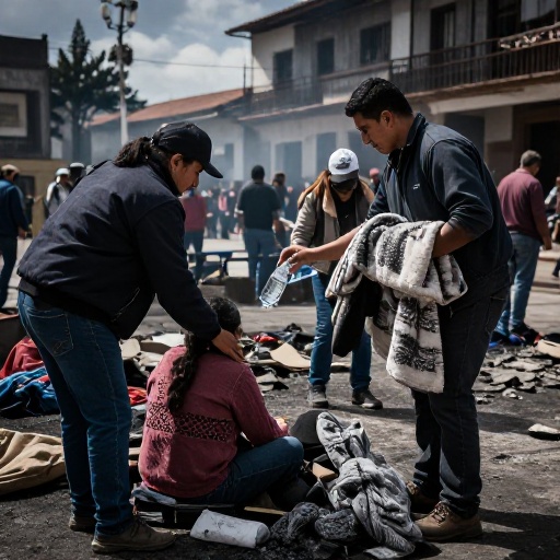Prefectura de Chimborazo manifiesta apoyo a víctimas del incendio en Riobamba