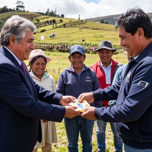Prefectura de Cañar entrega capital semilla a 191 familias productoras en Chontamarca y Ducur