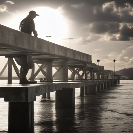 Prefectura de Santa Elena estabiliza malecón del Puerto de Chanduy tras oleaje