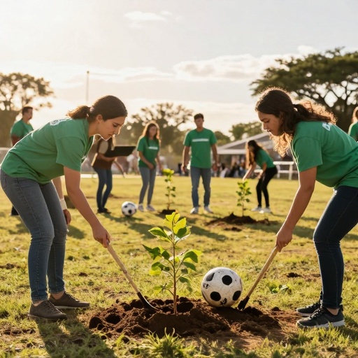 Prefectura de Manabí inicia jornada integral con deporte y reforestación en Santa Ana