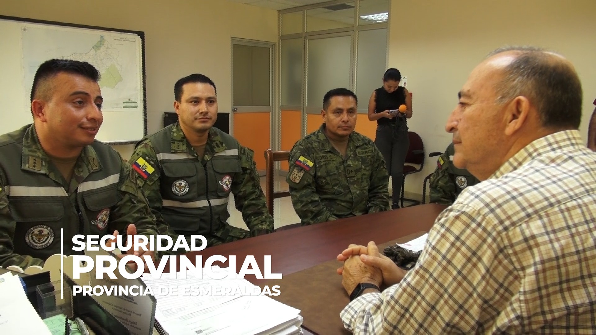 Prefectura de Esmeraldas fortalece alianzas estratégicas para mejorar la seguridad provincial