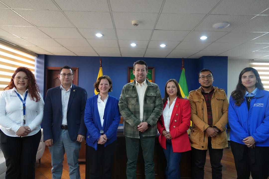 Prefectura de Carchi y OIM buscan nuevas líneas de cooperación para desarrollo provincial