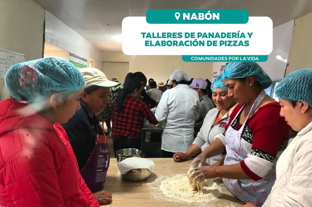 Prefectura de Azuay ejecuta talleres de panadería en Nabón para fortalecer economías familiares