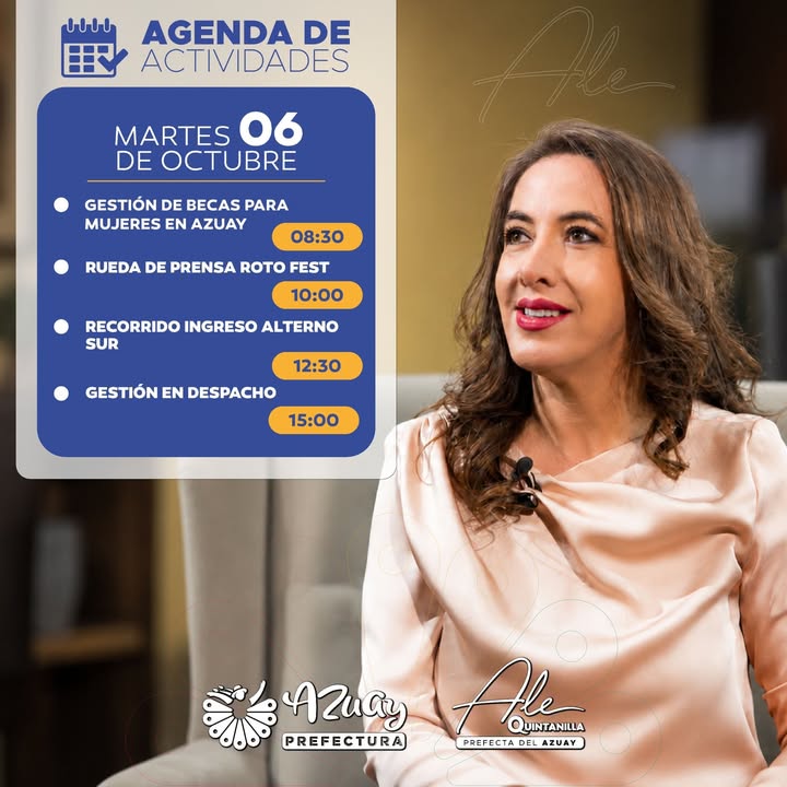 Prefectura de Azuay inicia agenda con foco en emprendimientos y obras viales