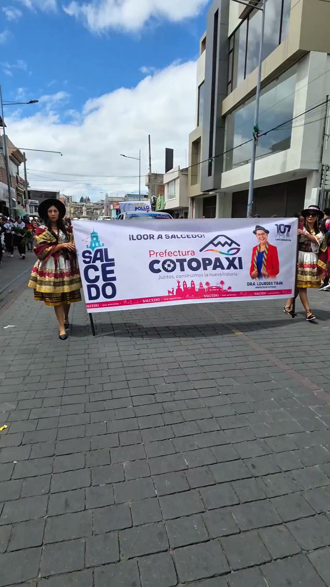 Prefectura de Cotopaxi reafirma compromiso con Salcedo en su 107 aniversario