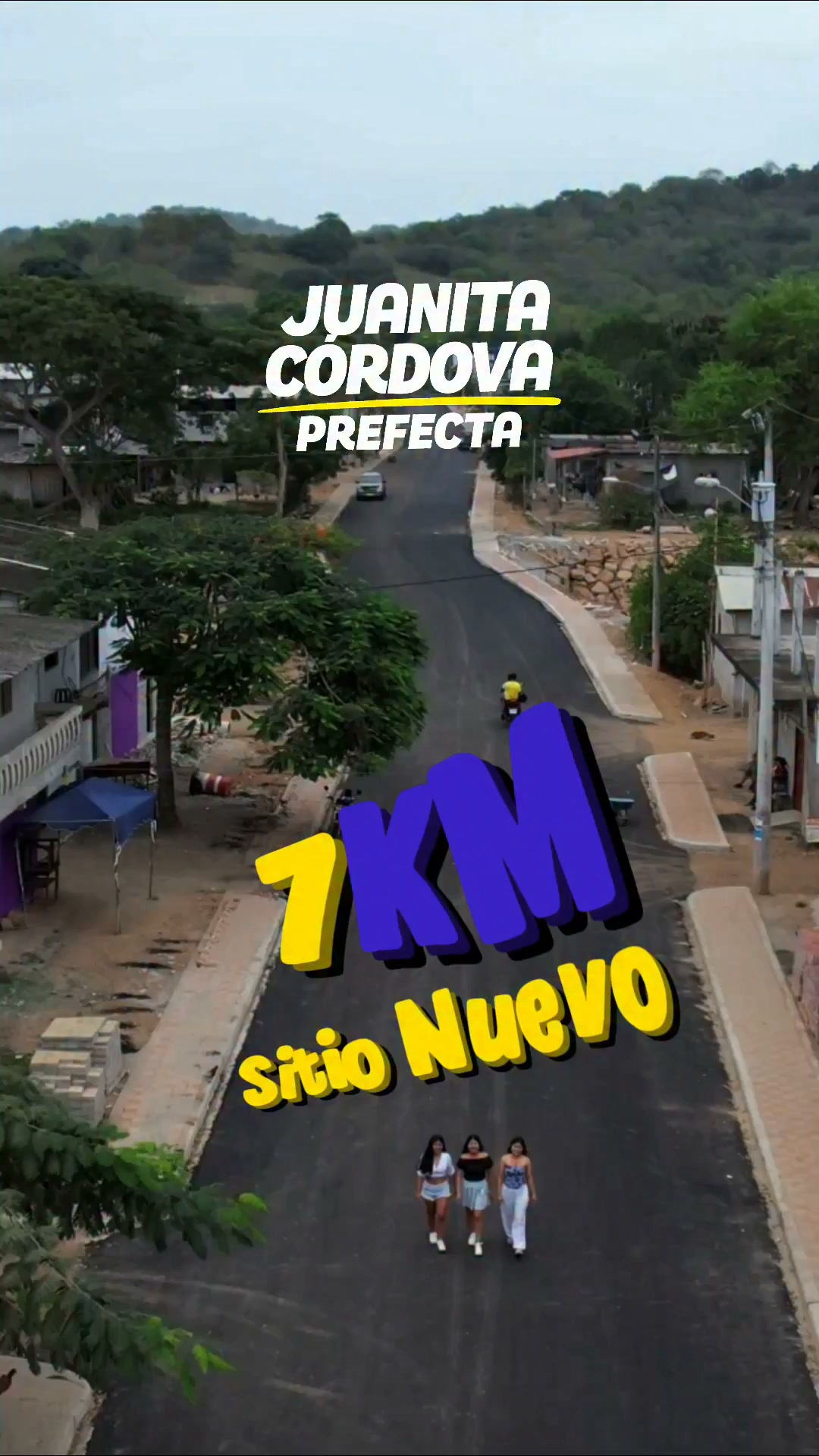 Prefectura de Santa Elena concluye vía de acceso a Sitio Nuevo para mejorar conectividad