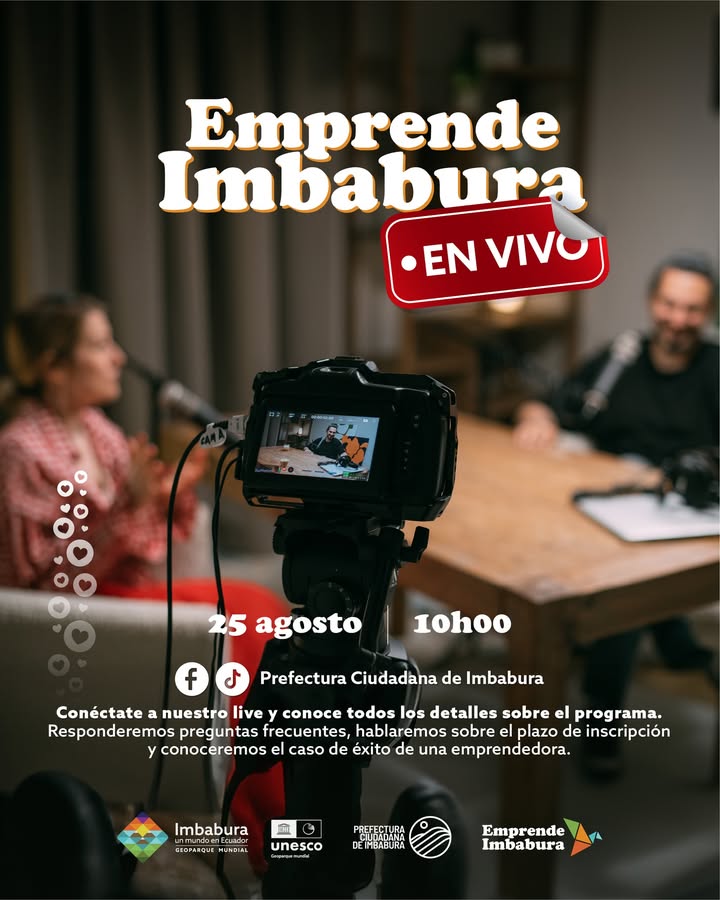 Prefectura de Imbabura anuncia 'Emprende Imbabura' para impulsar emprendimientos locales