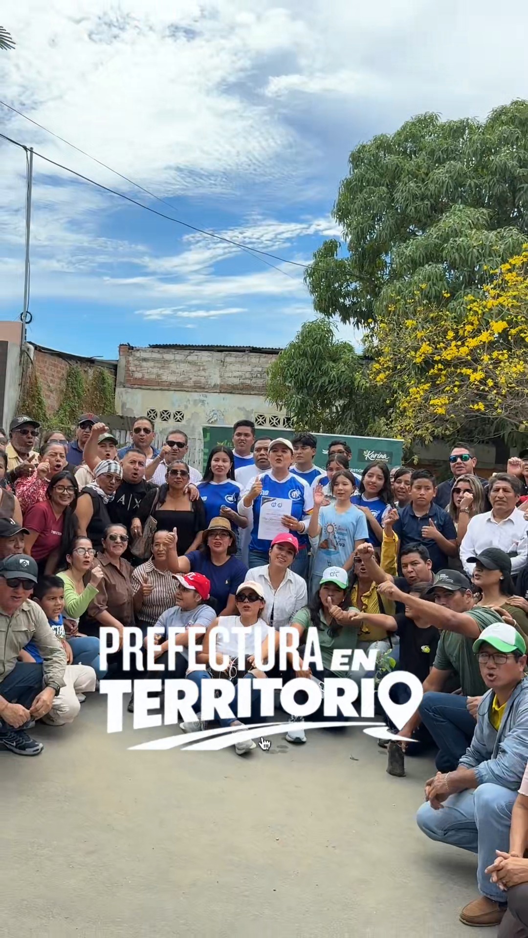 Prefectura de El Oro reforesta Huaquillas con programa Mi Barrio Verde