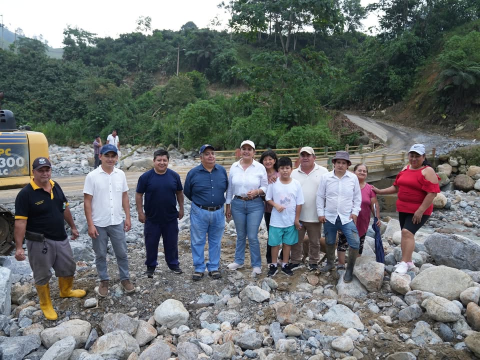 Prefectura de El Oro ejecuta obras preventivas en Daucay ante riesgo de crecidas