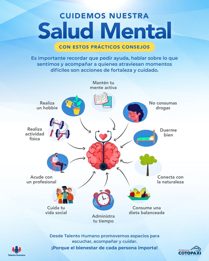 Prefectura de Cotopaxi conmemora el Día Mundial de la Salud Mental con enfoque en el acompañamiento
