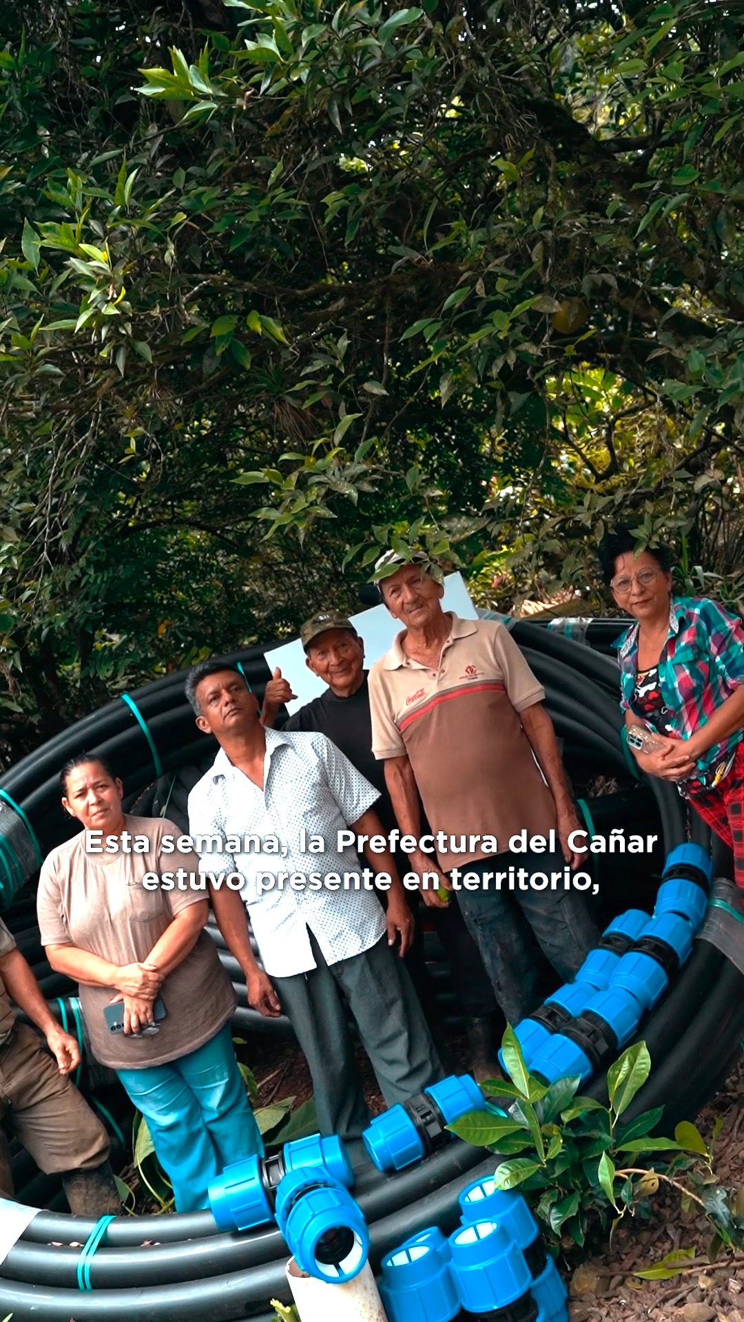 Prefectura de Cañar presenta 'Cañar en Acción': vialidad y riego en el centro del reporte provincial