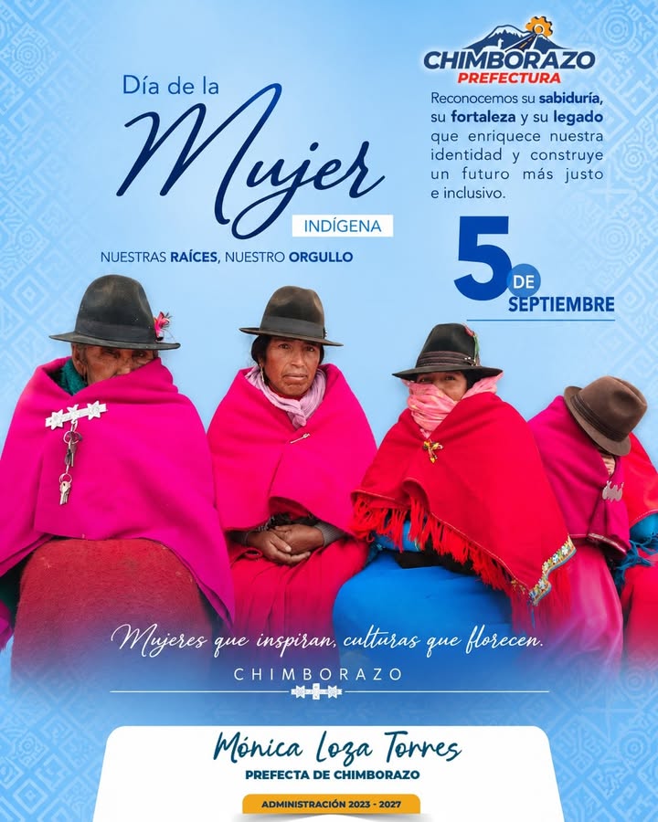 Prefectura de Chimborazo rinde homenaje a mujeres indígenas en su día internacional
