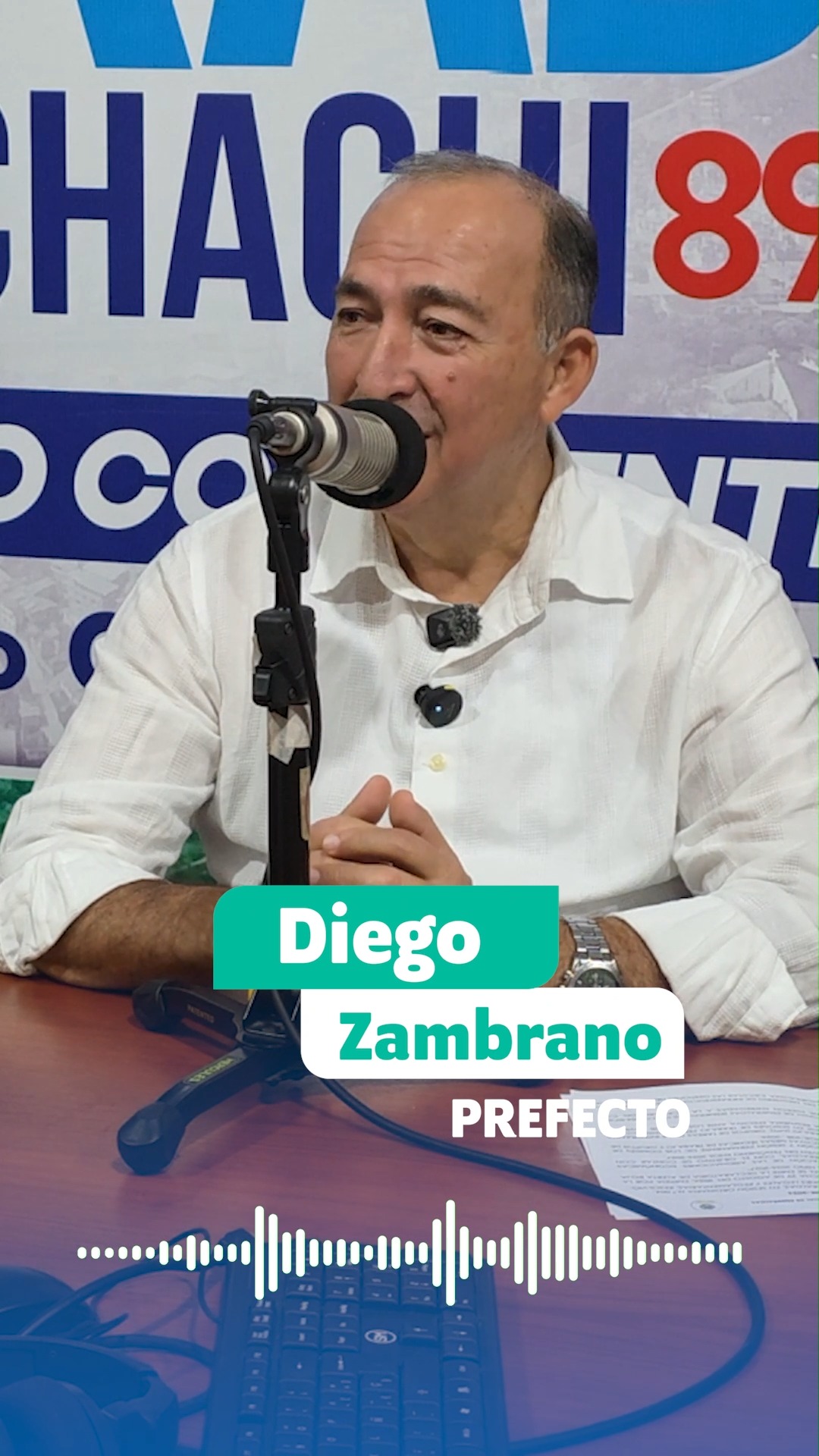 Prefectura de Esmeraldas: Zambrano expone gestión provincial en entrevista radial