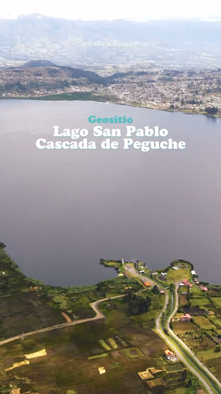 Prefectura de Imbabura promueve el geositio Lago San Pablo y Cascada de Peguche