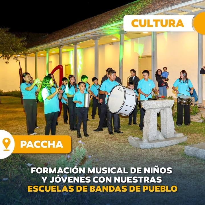 Prefectura de Azuay impulsa formación musical con 22 niños de Paccha