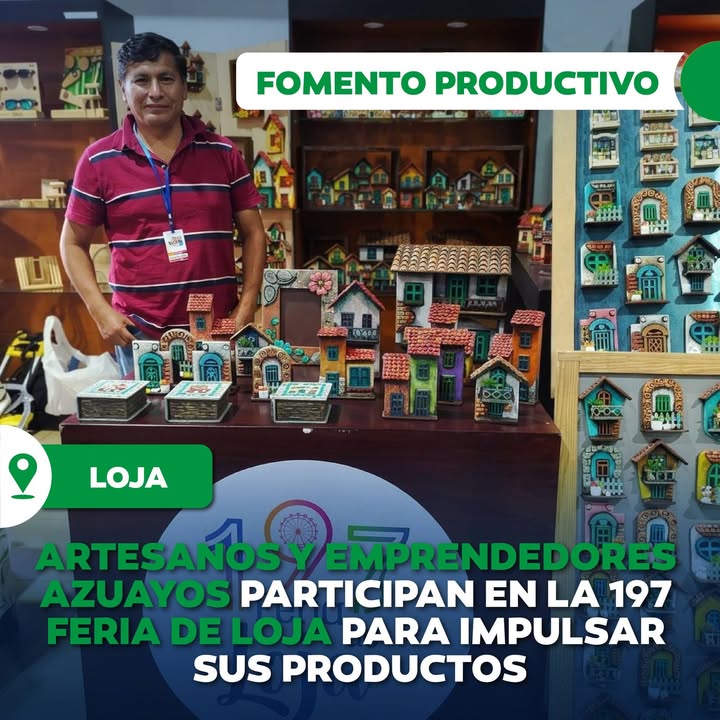 Prefectura de Azuay impulsa el talento local en la 197 Feria de Loja