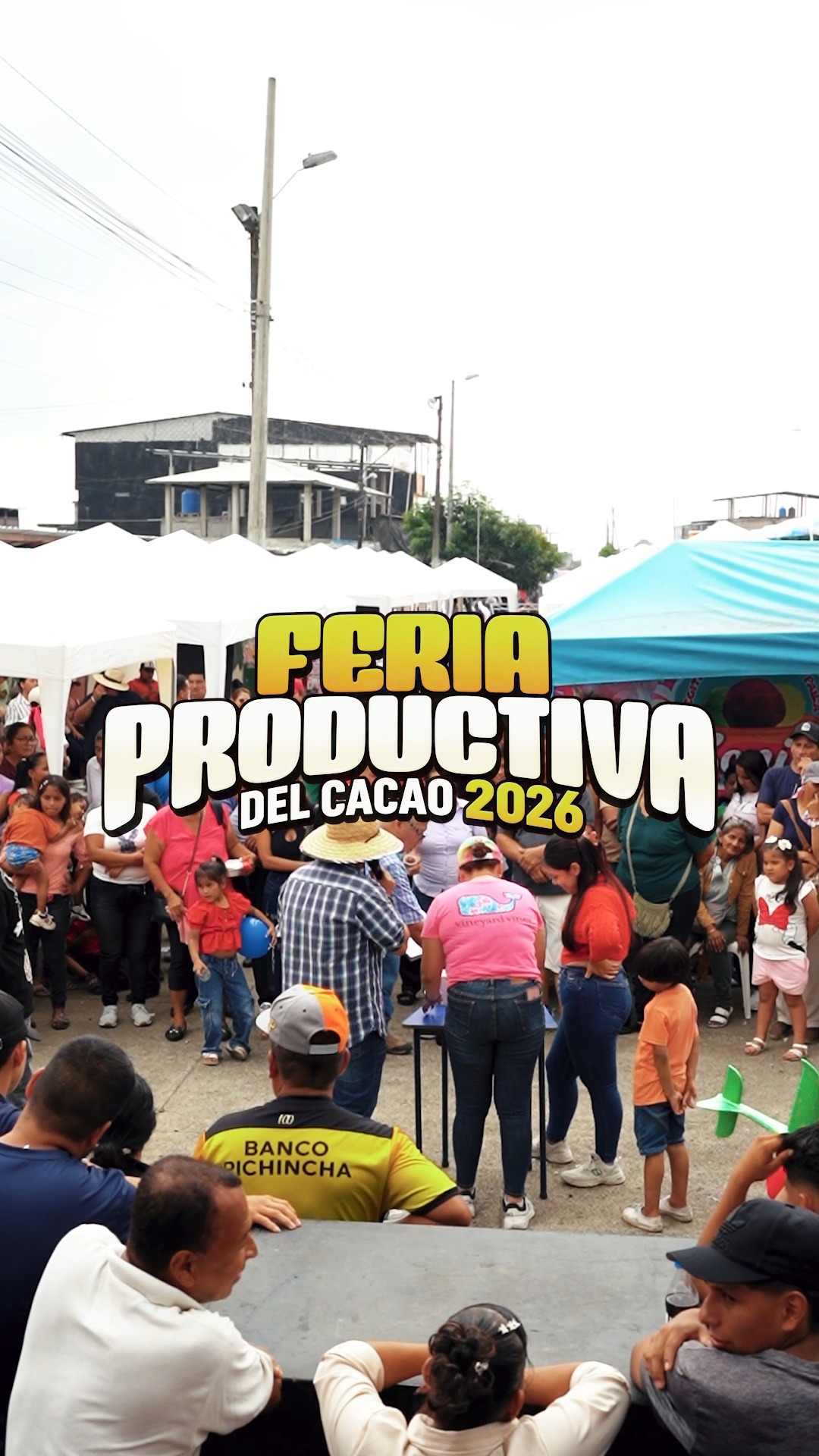Prefectura de Cañer fortalece fomento productivo con feria del cacao en El Piedrero
