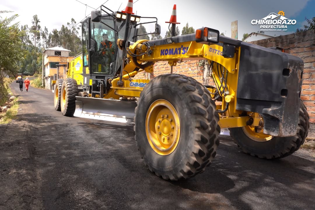 Prefectura de Chimborazo inicia mejoramiento vial en San Pablo, Guano