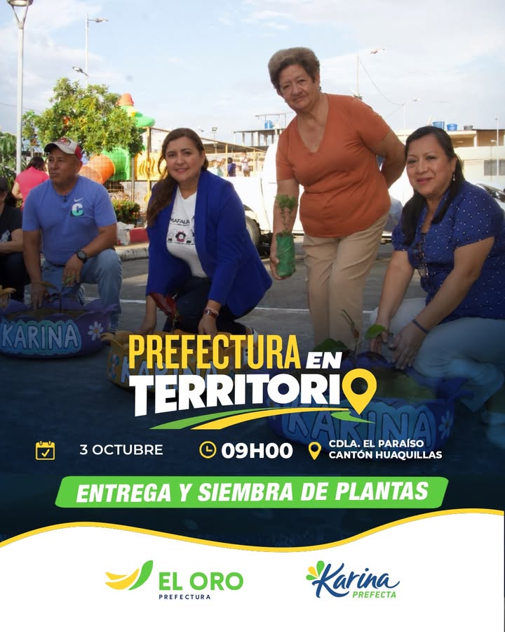 Prefectura de El Oro presentará gestión provincial este sábado en Huaquillas
