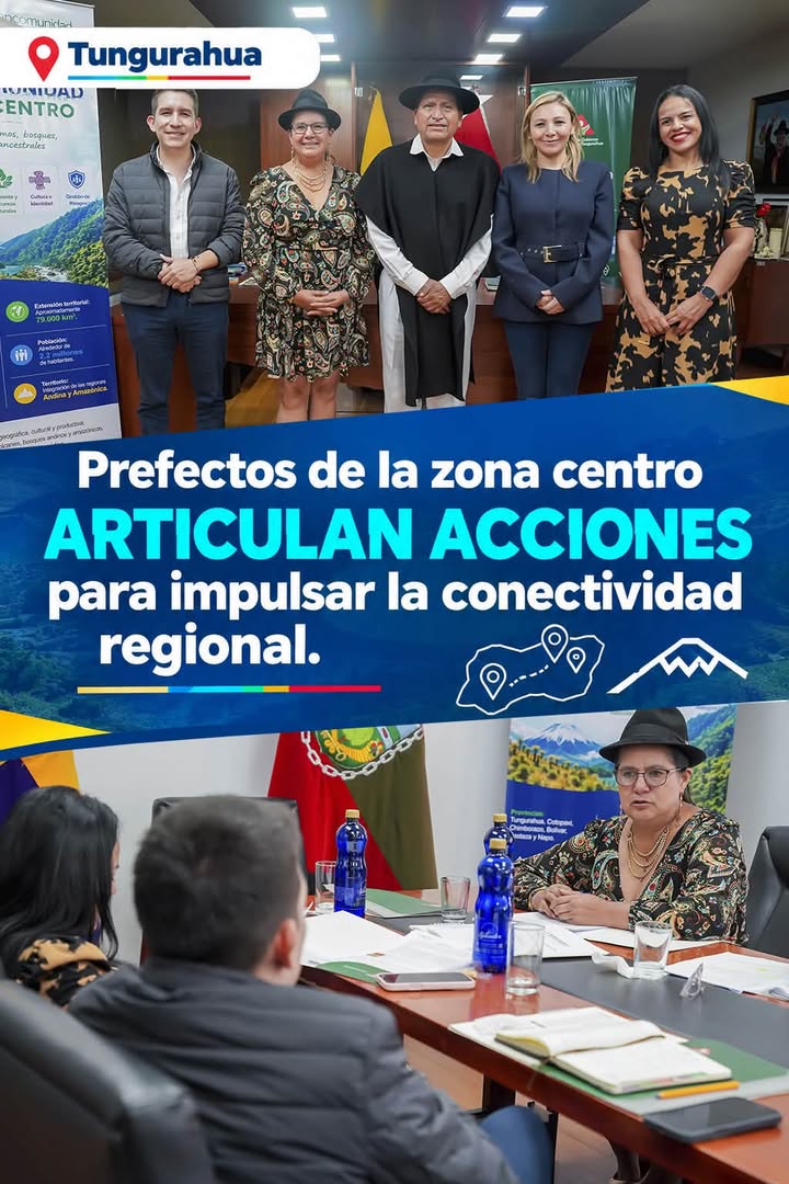 Prefectura de Cotopaxi y zona centro priorizan corredores viales para integración regional