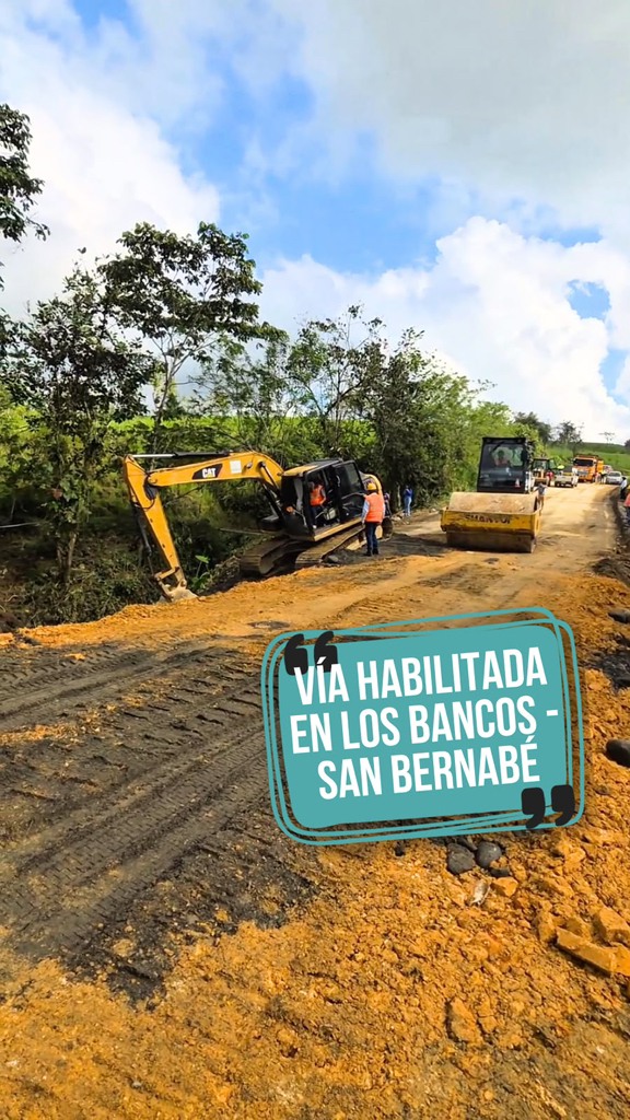 Prefectura de Pichincha habilita tránsito controlado en vía Los Bancos-San Bernabé