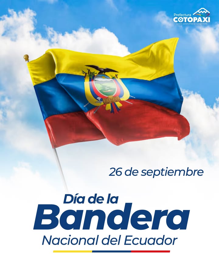 Prefectura de Cotopaxi conmemora el Día de la Bandera Nacional con enfoque en identidad provincial