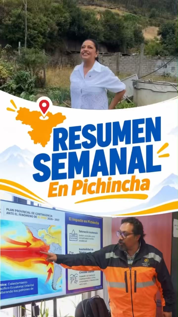 Prefectura de Pichincha avanza en vialidad rural y preparación ante El Niño