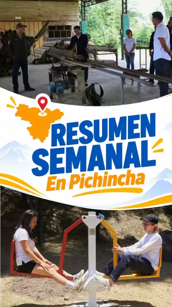Prefectura de Pichincha anuncia obras recreativas y apoyo productivo para esta semana