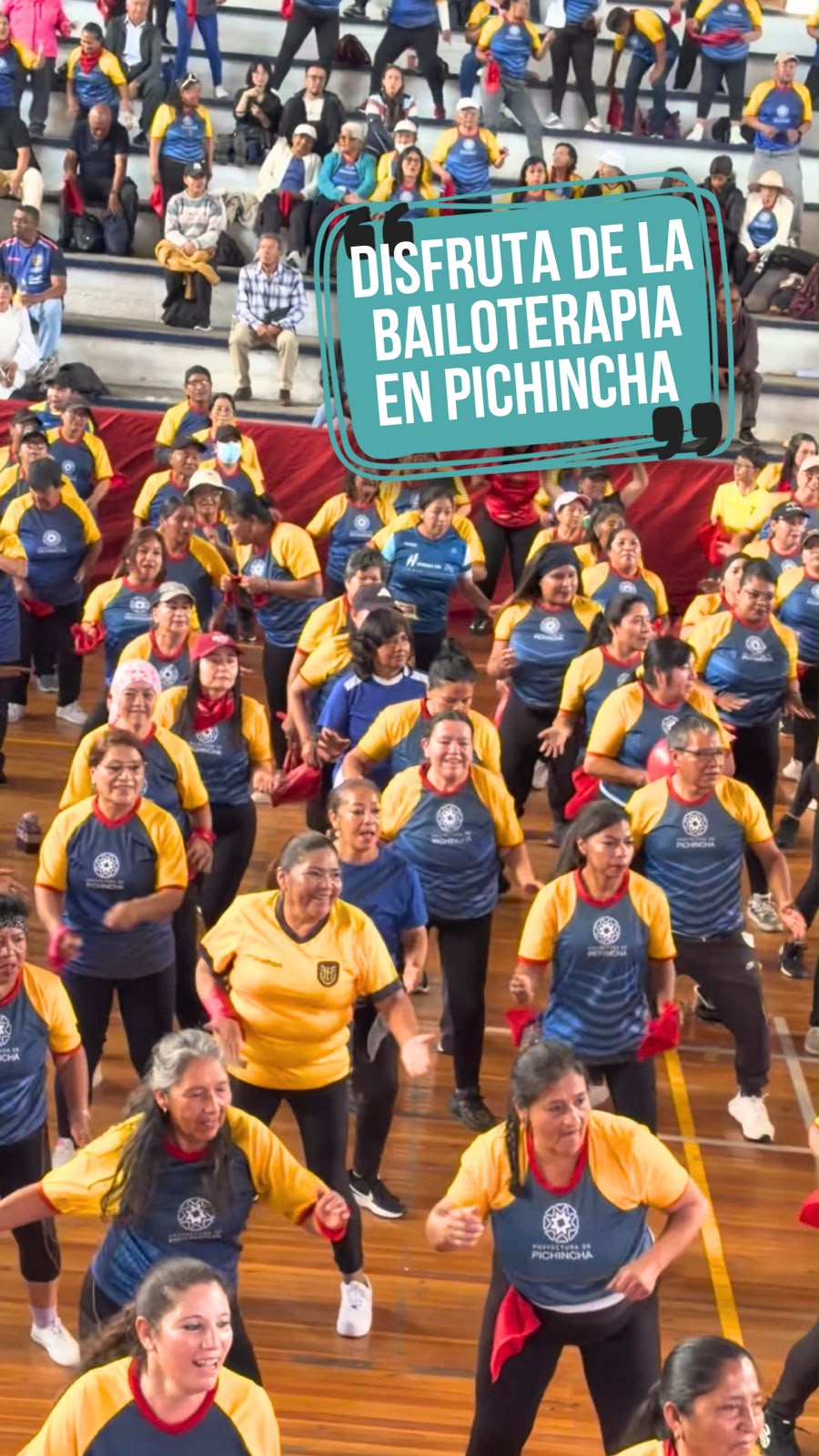 Prefectura de Pichincha impulsa bailoterapia gratuita en 64 puntos para combatir el sedentarismo
