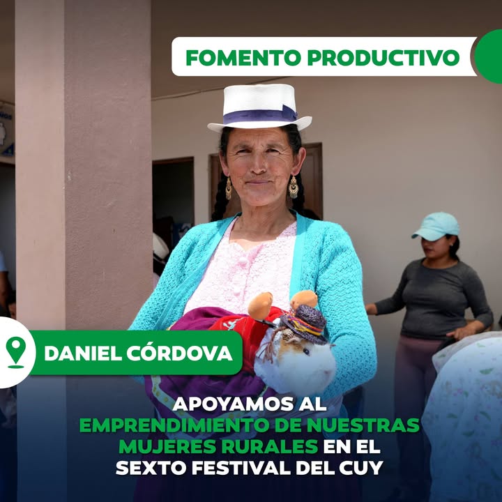 Prefectura del Azuay impulsa emprendimientos femeninos rurales en el VI Festival del Cuy